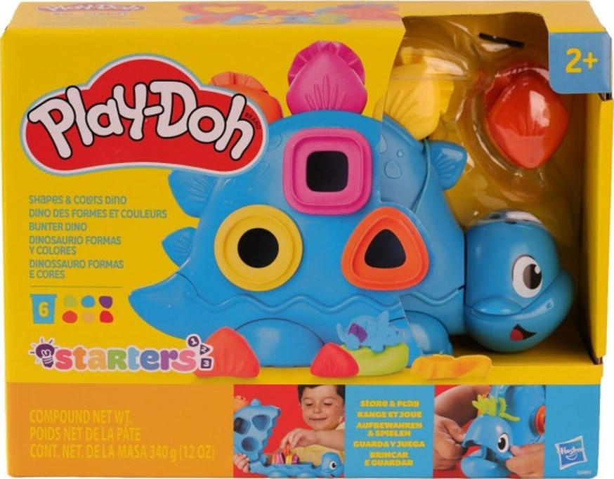 G0491 Play-doh Şekiller Ve Renkler Dino Oyun Seti +3 Yaş Aklby-bsva58