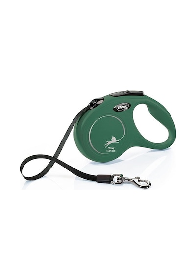 Flexi New Classic Yeşil Otomatik Şerit Köpek Tasması S-15 Kg 5 M Yeşi̇l