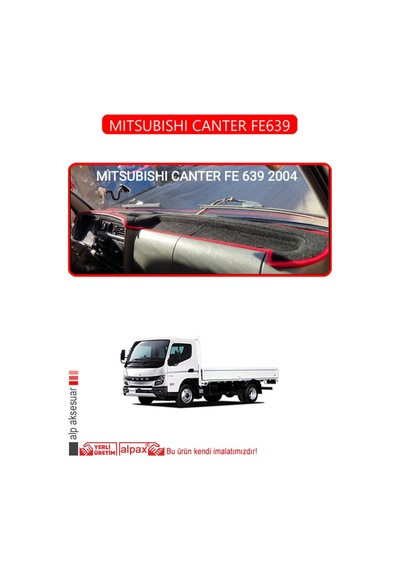 Mıtsubıshı Canter Fe639torpido Koruma Halısı Kırmızı Kenar