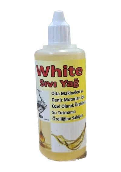 White Sıvı Olta Makinesi Bakım Yağı 100 ml