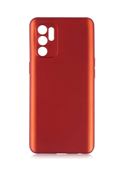 Reno 6 4g Kılıf Uzrm Premier Silikon Kapak - Kırmızı Kirmizi