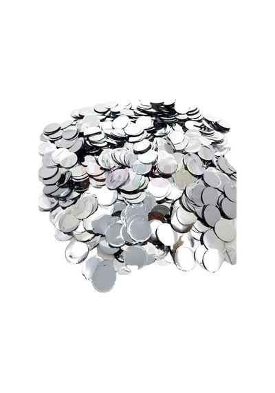 1 Paket Gümüş Balon Pulu Gri Silver Balon Içi Pul Konfetisi 10 Gram Konfetili Şeffaf Balon Pulu