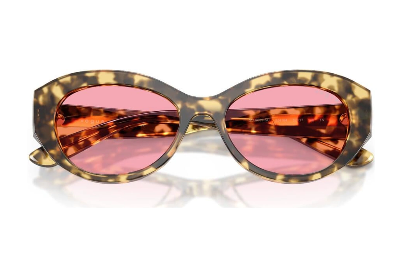 5659 324184 52 Leopar Vogue Kadın Güneş Gözlüğü Çok Renkli