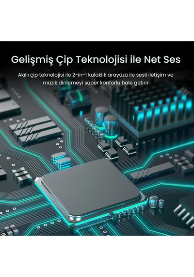 Lexroo Type-c To 3.5mm Aux Ve Mikrofon Dönüştürücü Adaptör Dac Chip Hifi Ses Kartı