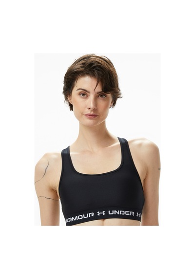 Under Armour Crossback Mid Kadın Siyah Antrenman Bra 1361034 Siyah