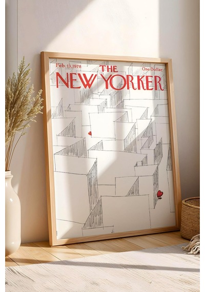 The New Yorker Çerçeveli Tablo February 13 1978