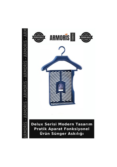 Delux Serisi Modern Tasarım Pratik Aparat Fonksiyonel Ürün Sünger Askılığı Çok Renkli