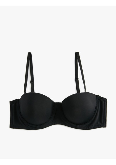 Koton Push Up Sütyen Dolgulu Balenli Basic Siyah 5wlk10004mk Siyah