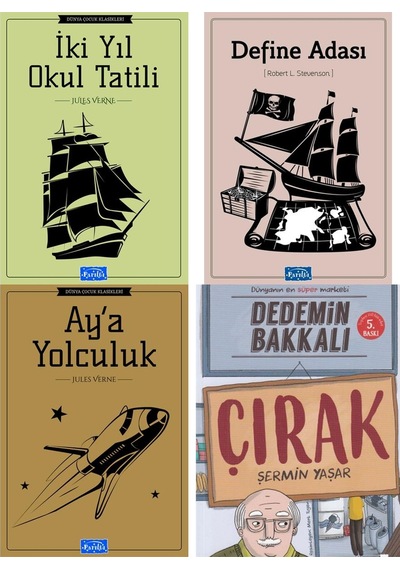 Parıltı Yayınları Aya Yolculuk Define Adası Ve Şermin Yaşar Dedemin Bakalı Cırak