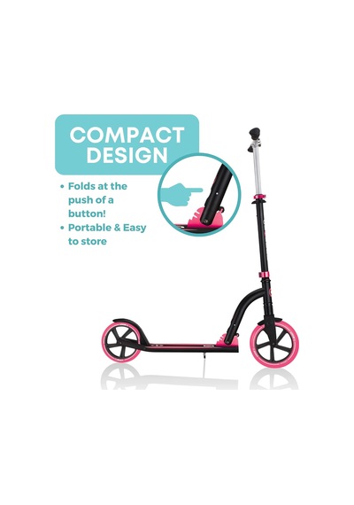 Nl Serisi 2 Tekerlekli Scooter Çocuklar, Gençler Ve Yetişkinler İçin, Katlanabilir Tekme Scooter, 8-14 Yaş Ve Üzeri İçin, Katlanabilir Scooter Taşıma Ve Depolama İçin, Ayarlanabilir T-bar İle Siyah Pembe Nl Serisi 2 Tekerlekli Scooter Çocuklar, Gençler Ve Yetişkinler İçin, Katlanabilir Tekme Scooter, 8-14 Yaş Ve Üzeri İçin, Katlanabilir Scooter Taşıma Ve Depolama İçin, Ayarlanabilir T-bar İle Siyah Pembe