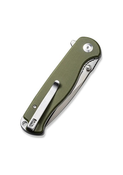 Sencut Errant Flipper & Thumb Stud Knife Od Green G10 Handle Kamp Çakı Yeşil