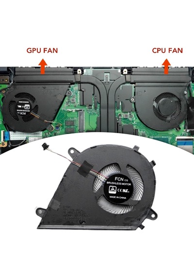 Homyl Asus Mars15 Vx60 Vx60gt Için Cpu Ve Gpu Fan Seti