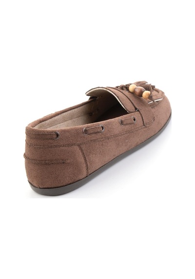 Bambi Kahve Kadın Loafer Ayakkabı K01566004972 Kahve
