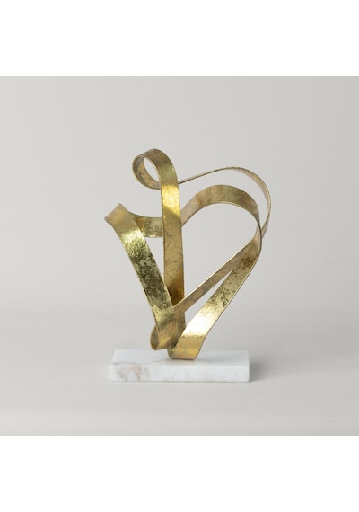 Linens Medlin Dekor 19x13x27 Cm Gold
