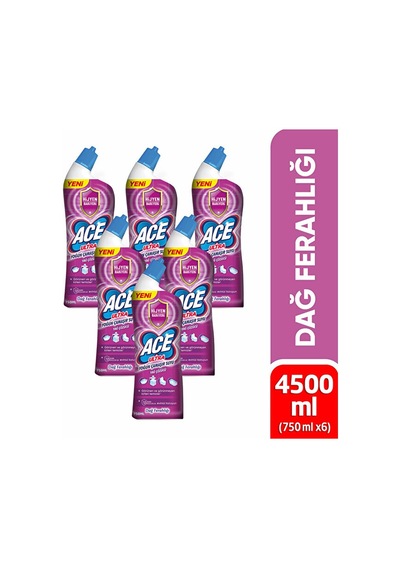 Ace Ultra Yoğun Kıvamlı Çamaşır Suyu Dağ Tazeliği 810g X6 Diğer