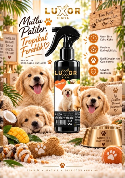 Luxor Köpek Parfümü Tropikal 200 ml