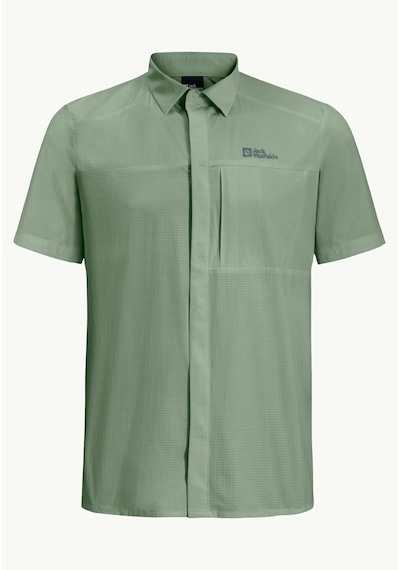 Jack Wolfskin Jack Wolfskın Vandra S S Shırt M Erkek Eucalyptus Gömlek 1404071 4029-21884 Gri