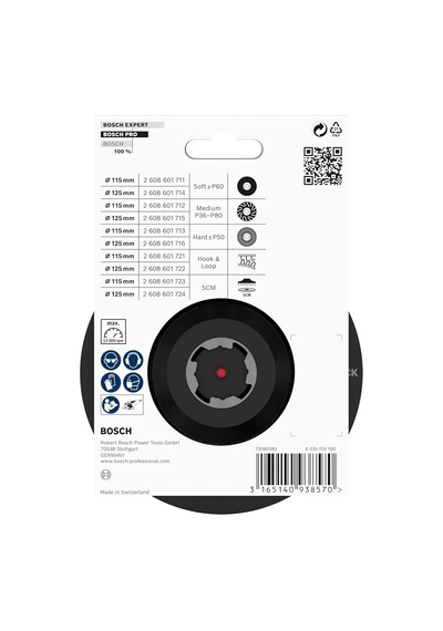 Professional Destek Diski Cırt Cırtlı, X-lock İle , 2608601721, Ø 115 Mm