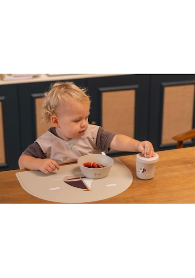 Citron Silicone Placemat Semi Circle Mama Altlığı - Vehicles