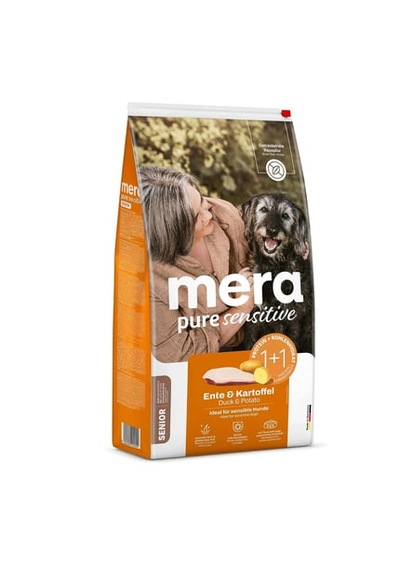 Mera Pure Sensitive Senior Ördekli Patatesli Tahılsız Yaşlı Köpek Maması 12,5 Kg