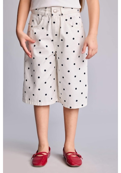 Defacto Gabardin Kapri Kız Çocuk H6565a826smwt34 Beyaz-wt34