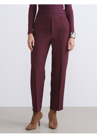 Lcw Vision Bordo Standart Fit Kadın Pantolon