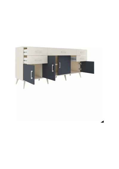 Hyperion Konsol Tek Raflı 5 Çekmeceli 4 Kapaklı 176x44x83 Aytaşı-antrasit/aytaşı Antrasit/aytaşı Hyperion Konsol Tek Raflı 5 Çekmeceli 4 Kapaklı 176x44x83 Aytaşı-antrasit/aytaşı Antrasit/aytaşı