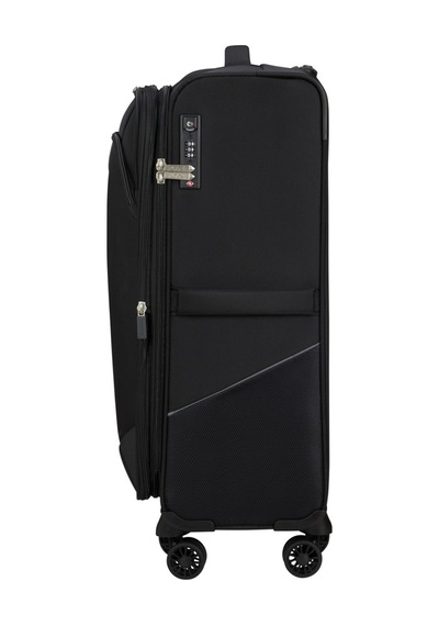 American Tourister Siyah Unisex Çekçekli Kumaş Valiz Summerrıde-spınner Exp Tsa