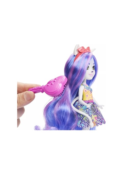 Enchantimals Zebra Zemirah ve Grainy ile Aksesuarları HNV28