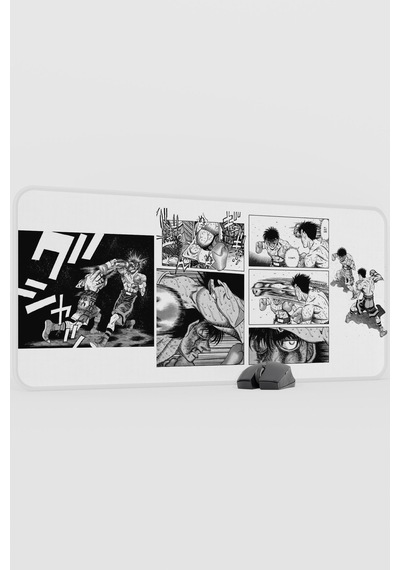 Hajime No Ippo Anime V5 - 90x40 Xxl Gaming Kauçuk Kaymaz Taban Mouse Pad Fare Altlığı