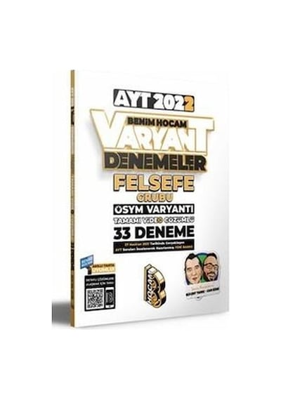 Ayt Felsefe Grubu Varyant 33 Deneme 2022 - Benim Hocam Yayınları