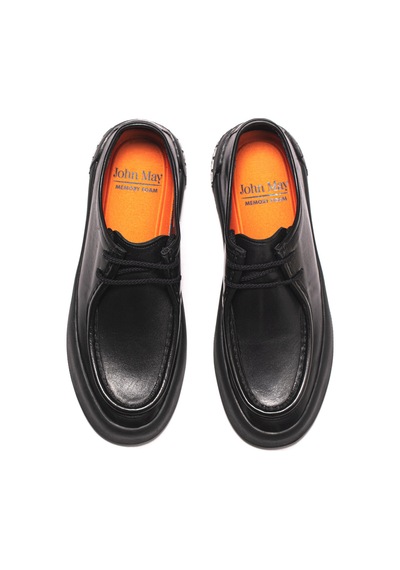 Black Safari Oxford / Klasik Erkek Ka-26y-alfa5419 John May Munıh Shoe Black Safari