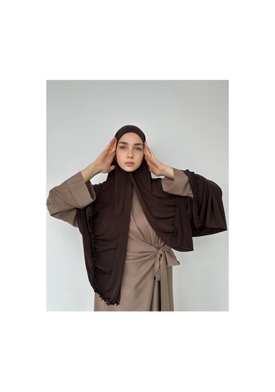 Ardün Hijab Acı Kahve Premium Jersey Şal Acı Kahve - 665695649 Acı kahve