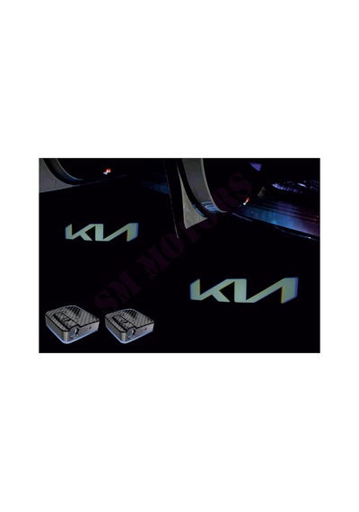 Kia Yeni Logo Kapı Altı Led Aydınlatma Araç Logolu