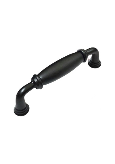 Tomurcuk Porselen Mobilya Dolap Kulp 96 Mm Mat Siyah 5 Li Paket
