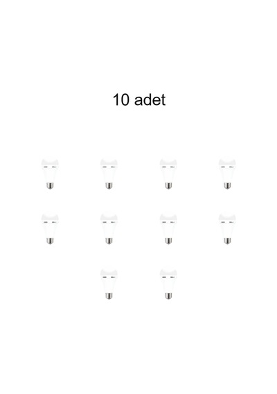 Ct-4229 9 W Sarjlı Led Ampül Beyaz 10 Adet