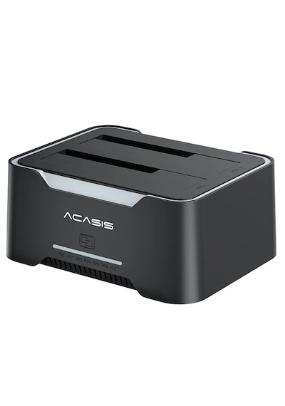 Acasis EC6104 2xSATA Uyumu,2X18TB Destek,HDD Clone