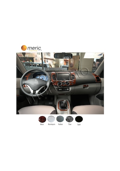Meriç Mitsubishi L200 4X2 Ön Torpido Kaplama 14 Parça 2007-2013 (530157836)