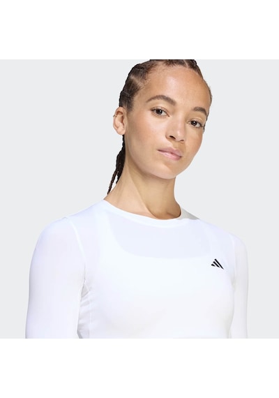 Adidas Primelift Essentials Workout Beyaz Kadın Uzun Kollu T-shirt Kd2211 Beyaz