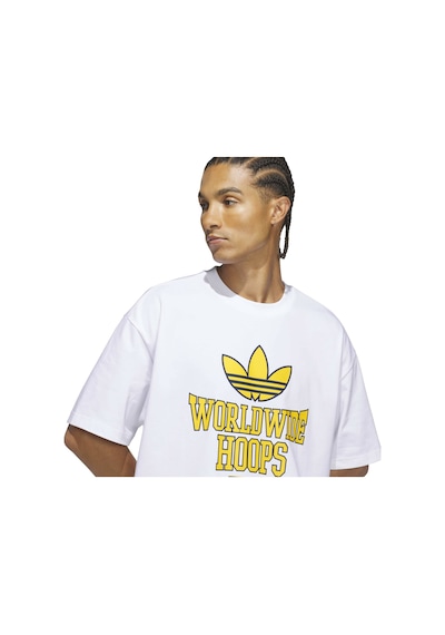 Whıte Adidas Basketbol T-shirt Wwh 1 World Tee Ks8207 beyaz