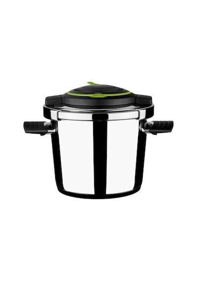 Leggno Pcp1212pc6 Procook Pre.düdüklü Tencere 6lt +4 Kapak Cont. Gümüş - Siyah