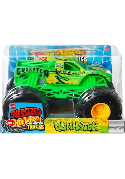 Hot Wheels Monster Trucks Oversized Gunkster Metal Araç Jdr05