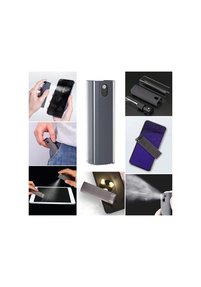 Mucit Home Araç İçi Dijital Ekran Temizleme Spreyi Telefon Ve Tablet Ekran Temizleme Süngeri Ve Sprey