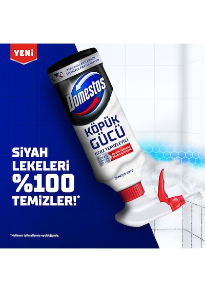 Domestos Köpük Gücü 450 Ml Derz Temizleyici Ters Kullanılabilir Şişe X1 Diğer