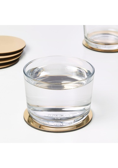 Ikea Glattis Bardak Altlığı, Tutucu, Pirinç, 16 Cm Sku: Smg8690010587831 Acı Kahverengi