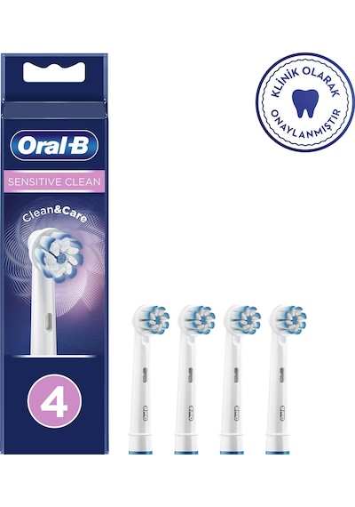 Oral-B Sensitive Clean 4'lü Diş Fırçası Yedek Başlığı EB60