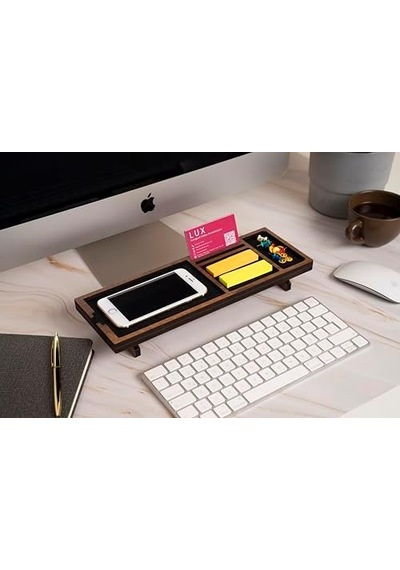 Vigowood Masaüstü Organizer Mini Ceviz