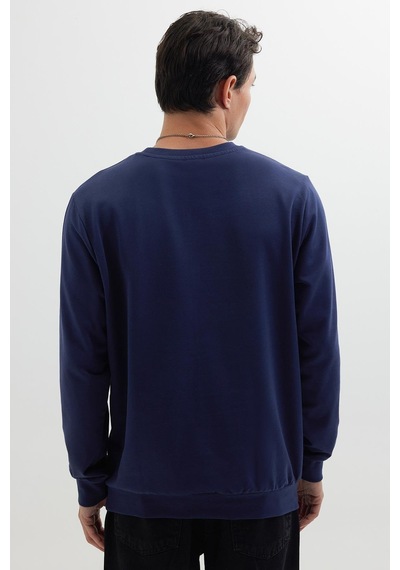 Tudors Erkek Relax Fit Rahat Kesim %100 Pamuk 2 İplik Bisiklet Yaka Lacivert Sweatshirt -41522 Lacivert Tudors Erkek Relax Fit Rahat Kesim %100 Pamuk 2 İplik Bisiklet Yaka Lacivert Sweatshirt -41522 Lacivert