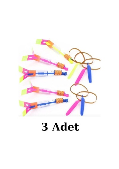 3 Adet Işıklı Sapan Led Işıklı Eğlenceli Oyuncak Sapan