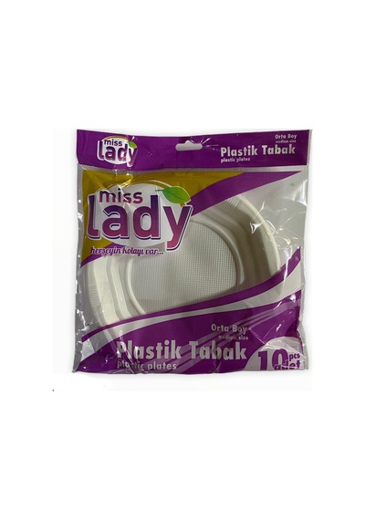 Miss Lady Orta Boy Plastik Tabak 10 Adet